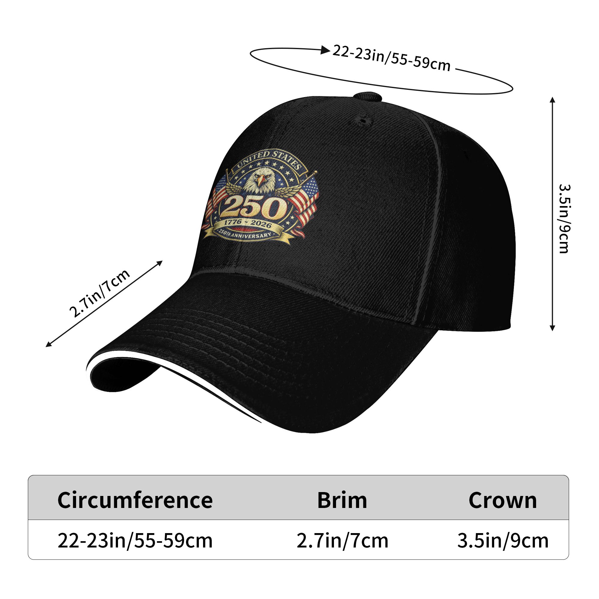 Outdoor Sport Usa - Gorra de béisbol con diseño del