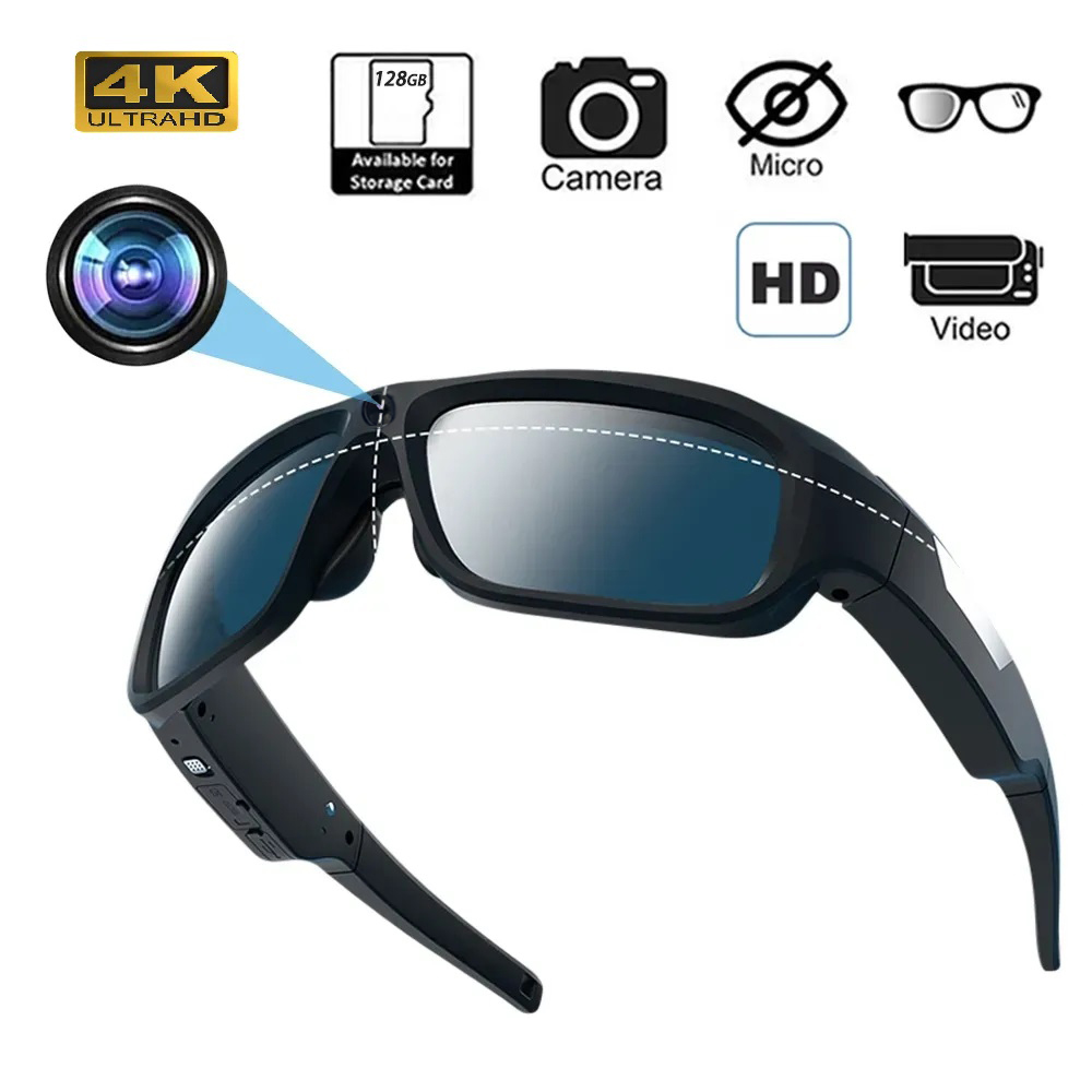 Outdoor Sport Activity - Gafas Inteligentes 4K HD con Cámara,