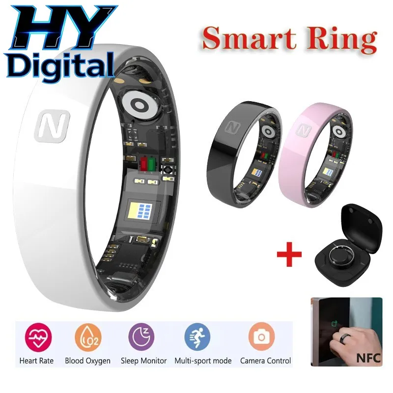 Outdoor Sport Activity - Anillo Inteligente Cerámico Ultrafino HY Digital