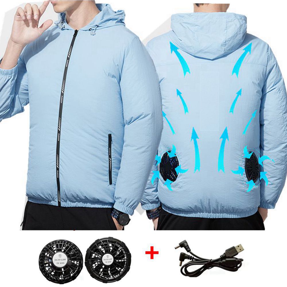 Outdoor Sport Brand Jacket - Verano deporte ventilador aire acondicionado fresco