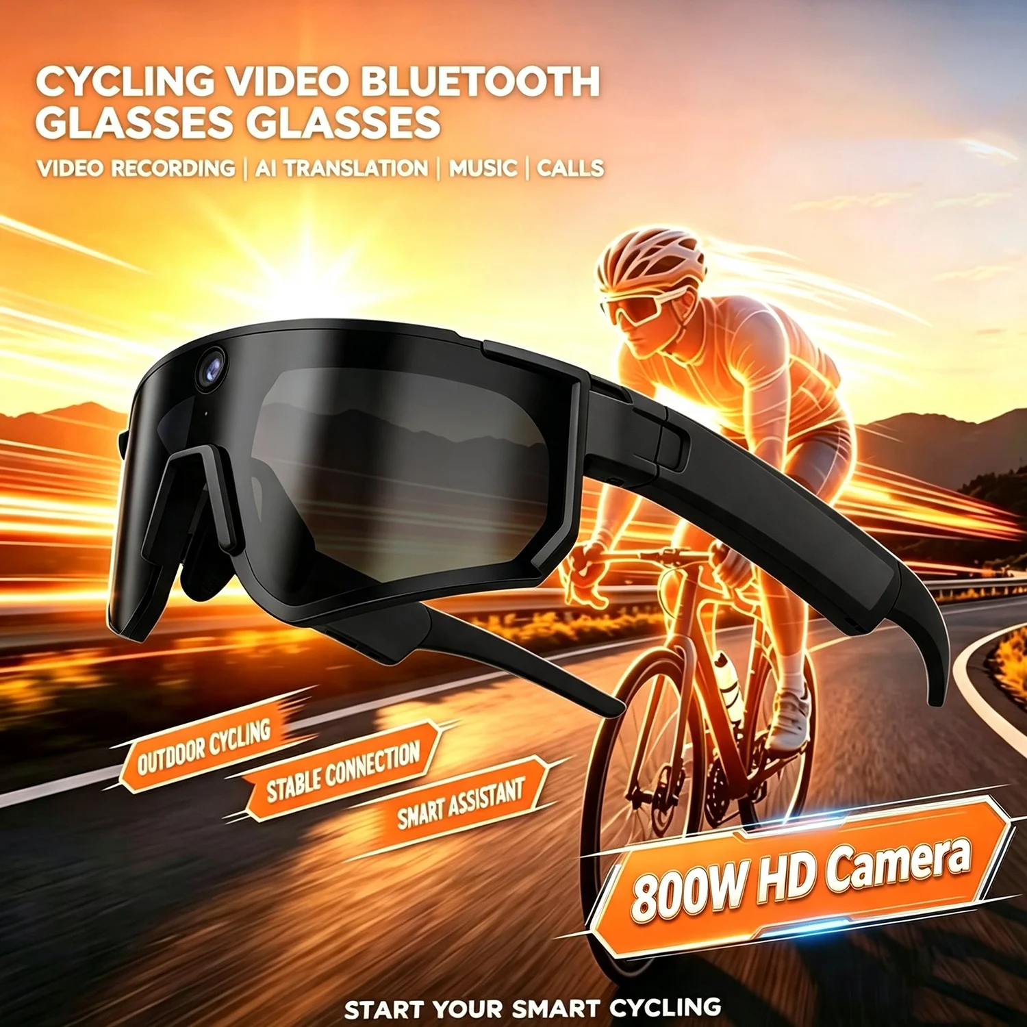 Outdoor Sport Activity - Gafas Inteligentes con Cámara AI de