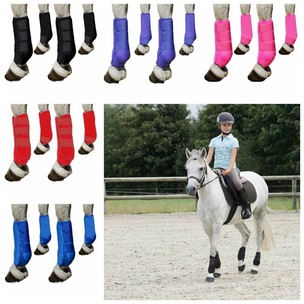 4 unids/set de botas deportiva - Brushing Boot Horse reseña y precio